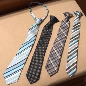 Lot (4) of Boy’s Ties - each worn only once